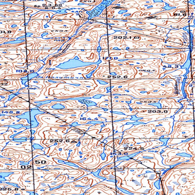 Avenza Systems Inc. Soviet Genshtab map - r37-123/124 - Russia digital map