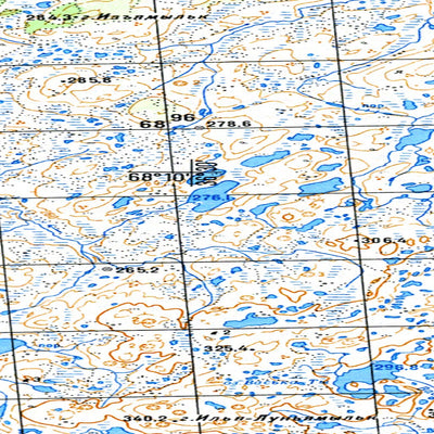 Avenza Systems Inc. Soviet Genshtab map - r37-133/134 - Russia digital map