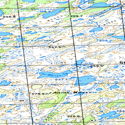 Avenza Systems Inc. Soviet Genshtab map - r37-133/134 - Russia digital map
