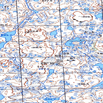 Avenza Systems Inc. Soviet Genshtab map - r37-135/136 - Russia digital map