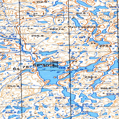 Avenza Systems Inc. Soviet Genshtab map - r37-137/138 - Russia digital map