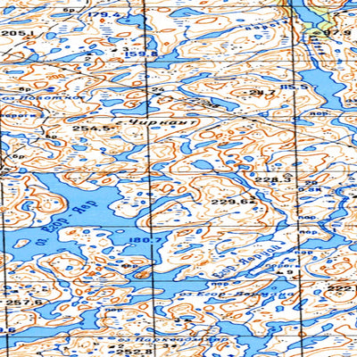 Avenza Systems Inc. Soviet Genshtab map - r37-137/138 - Russia digital map