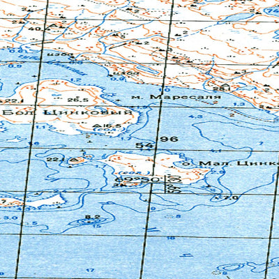 Avenza Systems Inc. Soviet Genshtab map - r40-083/084 - Russia digital map