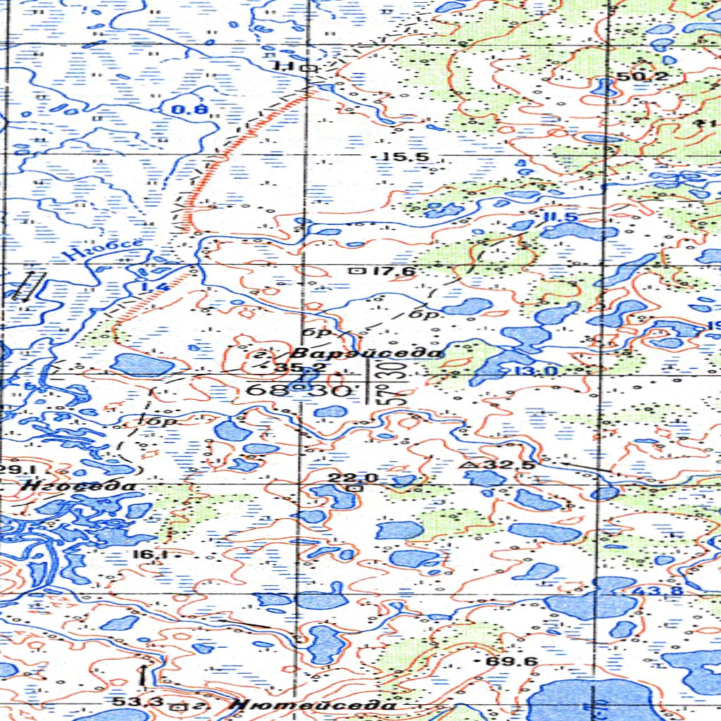 Soviet Genshtab Map - r40-127/128 - Russia by Avenza Systems Inc ...