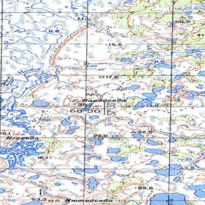 Avenza Systems Inc. Soviet Genshtab map - r40-127/128 - Russia digital map