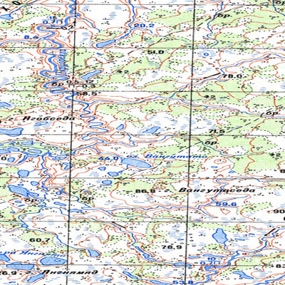 Avenza Systems Inc. Soviet Genshtab map - r40-127/128 - Russia digital map