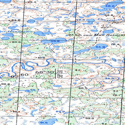 Avenza Systems Inc. Soviet Genshtab map - r40-129/130 - Russia digital map