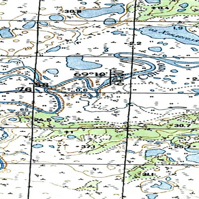 Avenza Systems Inc. Soviet Genshtab map - r41-105/106--(1983) - Russia digital map