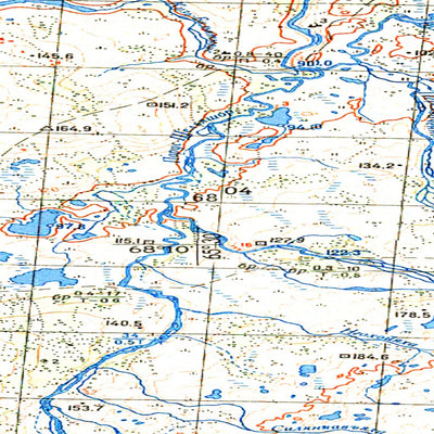 Avenza Systems Inc. Soviet Genshtab map - r41-143/144 - Russia digital map