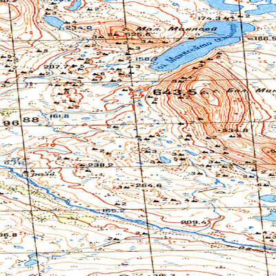 Avenza Systems Inc. Soviet Genshtab map - r42-121/122 - Russia digital map
