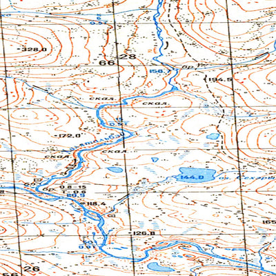 Avenza Systems Inc. Soviet Genshtab map - r42-135/136 - Russia digital map