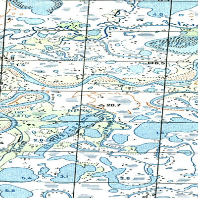 Avenza Systems Inc. Soviet Genshtab map - r43-129/130 - Russia digital map