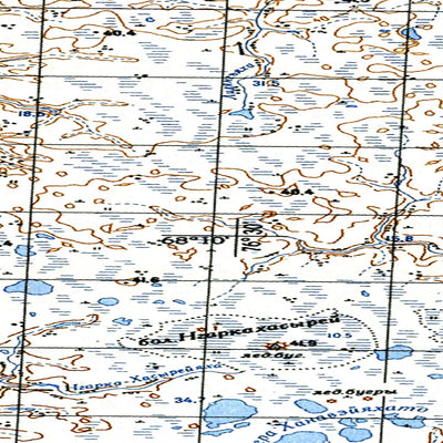 Avenza Systems Inc. Soviet Genshtab map - r43-141/142 - Russia digital map