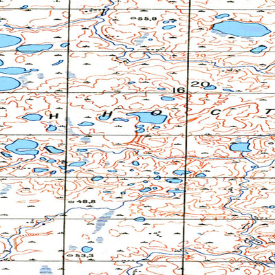 Avenza Systems Inc. Soviet Genshtab map - r44-091/092 - Russia digital map
