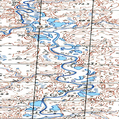 Avenza Systems Inc. Soviet Genshtab map - r44-093/094 - Russia digital map