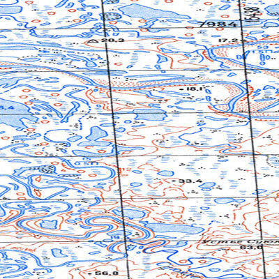 Avenza Systems Inc. Soviet Genshtab map - r45-003/004 - Russia digital map