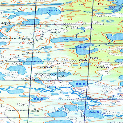 Avenza Systems Inc. Soviet Genshtab map - r46-045/046 - Russia digital map