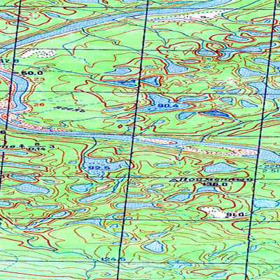Avenza Systems Inc. Soviet Genshtab map - r46-059/060 - Russia digital map