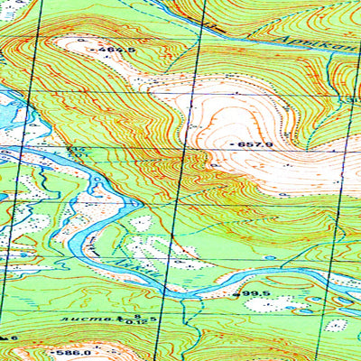 Avenza Systems Inc. Soviet Genshtab map - r46-071/072 - Russia digital map
