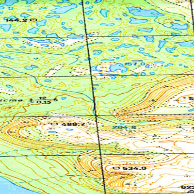 Avenza Systems Inc. Soviet Genshtab map - r46-109/110 - Russia digital map