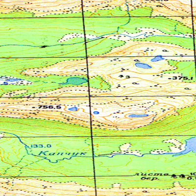 Avenza Systems Inc. Soviet Genshtab map - r46-123/124 - Russia digital map