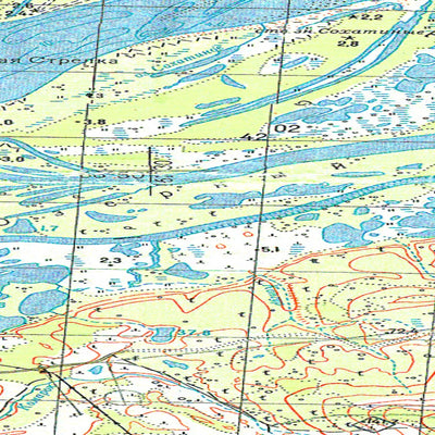 Avenza Systems Inc. Soviet Genshtab map - r57-119/120 - Russia digital map