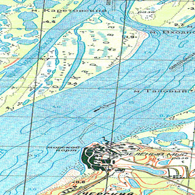 Avenza Systems Inc. Soviet Genshtab map - r57-119/120 - Russia digital map