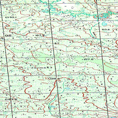 Avenza Systems Inc. Soviet Genshtab map - r58-133/134 - Russia digital map