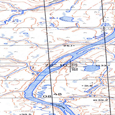 Avenza Systems Inc. Soviet Genshtab map - s45-135/136 - Russia digital map