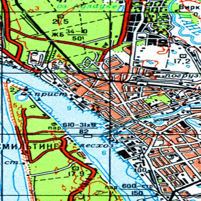 Avenza Systems Inc. Soviet Genshtab - n34-007 - Lithuania digital map