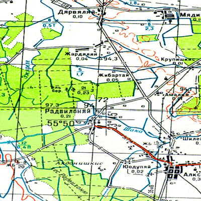 Avenza Systems Inc. Soviet Genshtab - n34-012 - Lithuania digital map