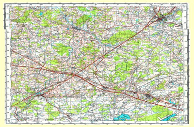 Avenza Systems Inc. Soviet Genshtab - n34-022 - Lithuania digital map