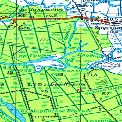 Avenza Systems Inc. Soviet Genshtab - n34-031 - Russia digital map