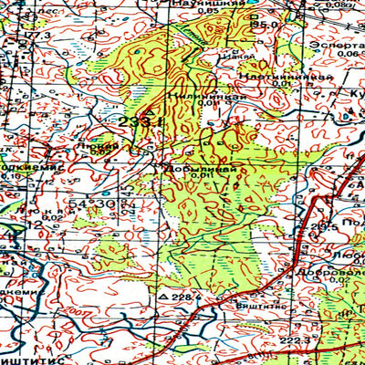 Avenza Systems Inc. Soviet Genshtab - n34-058 - Russia digital map