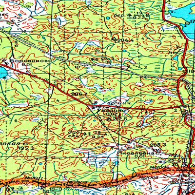 Avenza Systems Inc. Soviet Genshtab - n34-058 - Russia digital map