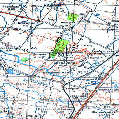 Avenza Systems Inc. Soviet Genshtab - n34-059 - Poland digital map