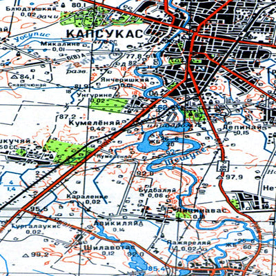 Avenza Systems Inc. Soviet Genshtab - n34-059 - Poland digital map