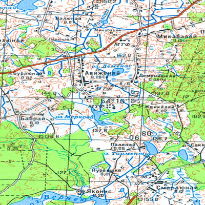 Avenza Systems Inc. Soviet Genshtab - n34-072--(1985) - Poland digital map