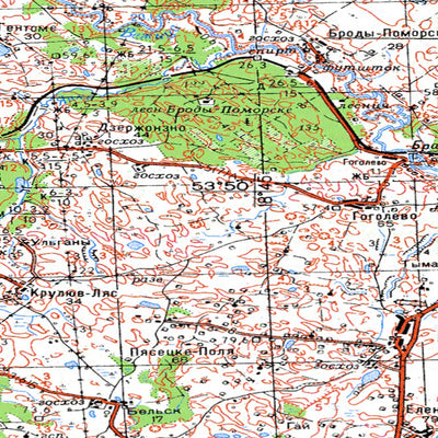 Avenza Systems Inc. Soviet Genshtab - n34-074 - Poland digital map