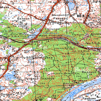 Avenza Systems Inc. Soviet Genshtab - n34-074 - Poland digital map