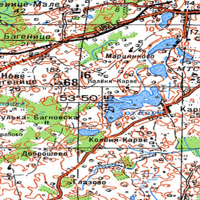 Avenza Systems Inc. Soviet Genshtab - n34-079 - Poland digital map