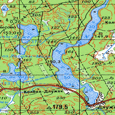 Avenza Systems Inc. Soviet Genshtab - n34-090 - Poland digital map