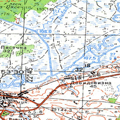 Avenza Systems Inc. Soviet Genshtab - n34-094 - Poland digital map
