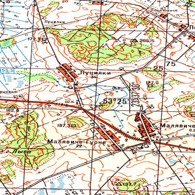 Avenza Systems Inc. Soviet Genshtab: n34-096-3 digital map