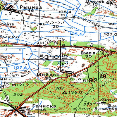 Avenza Systems Inc. Soviet Genshtab - n34-103 - Poland digital map