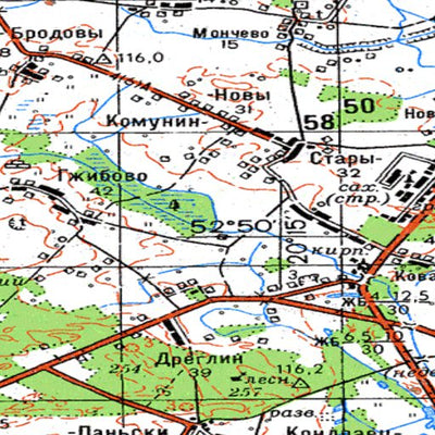 Avenza Systems Inc. Soviet Genshtab - n34-113 - Poland digital map