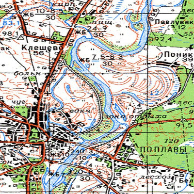 Avenza Systems Inc. Soviet Genshtab - n34-115 - Poland digital map