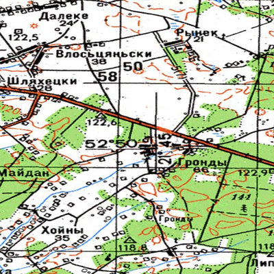 Avenza Systems Inc. Soviet Genshtab - n34-116 - Poland digital map