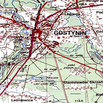 Avenza Systems Inc. Soviet Genshtab - n34-123--(1995) - Poland digital map