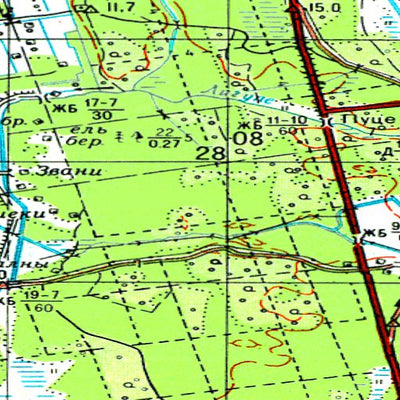 Avenza Systems Inc. Soviet Genshtab - o34-139 - Lithuania digital map